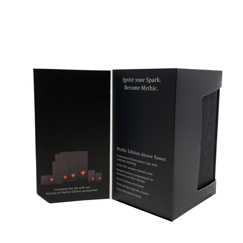 Ultra Pro: Magic The Gathering Mythic Edition Premium Deck Box Alcove Tower, Holds 100 Double Sleeved Cards + Dice, Protect and Store Your Valuable Trading Cards - Image 5